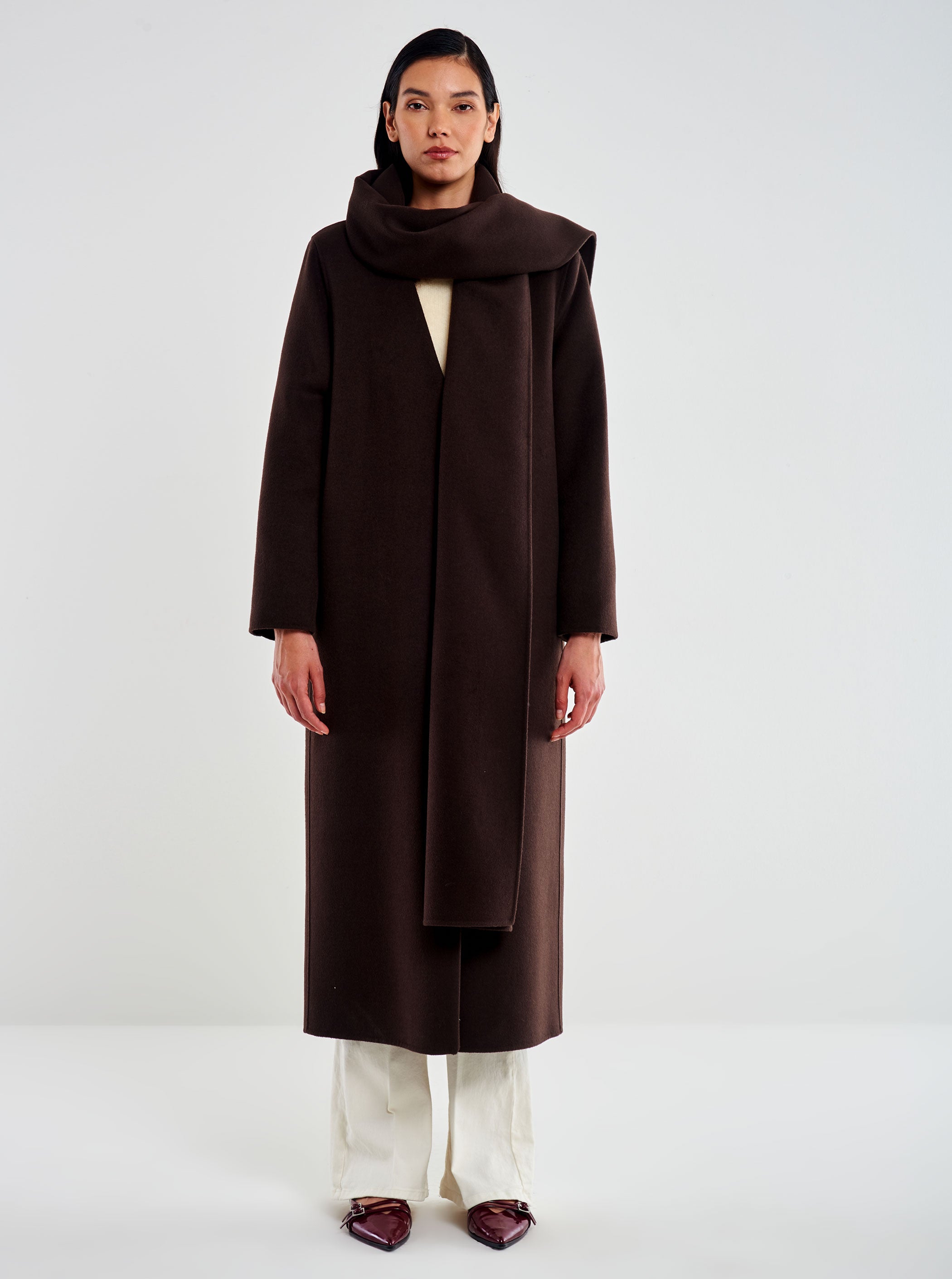 Cappotto Lungo con Stola