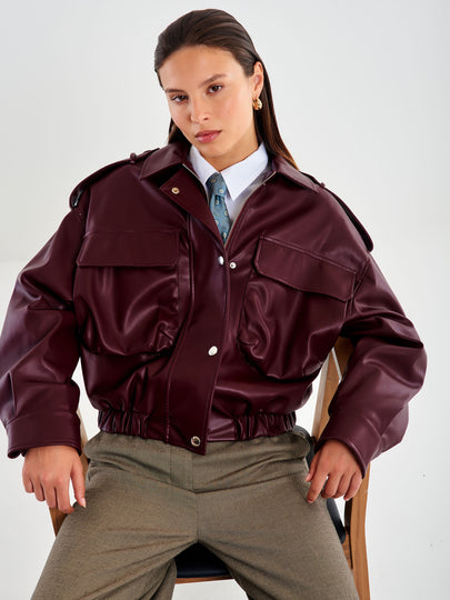 Bomber in Ecopelle con Tasconi