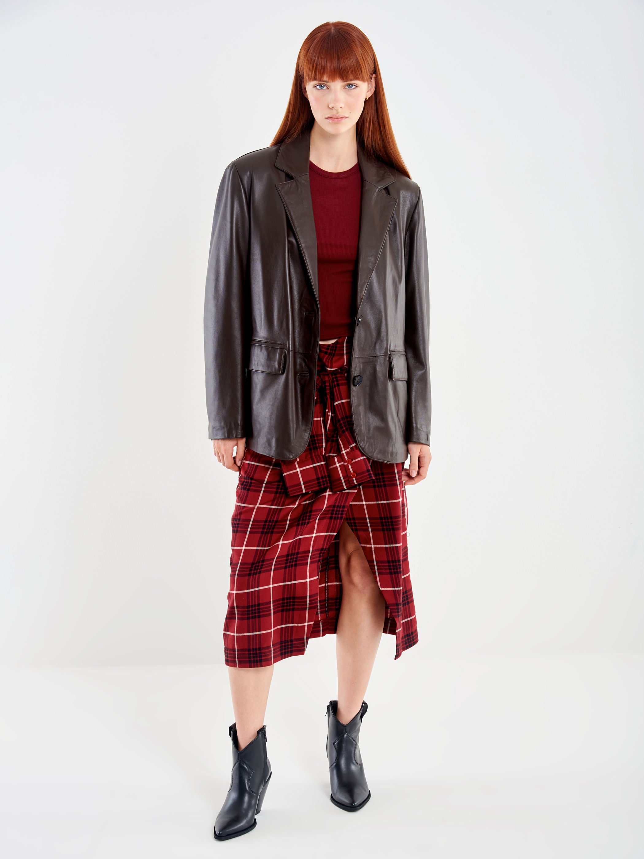 Blazer in Vera Pelle