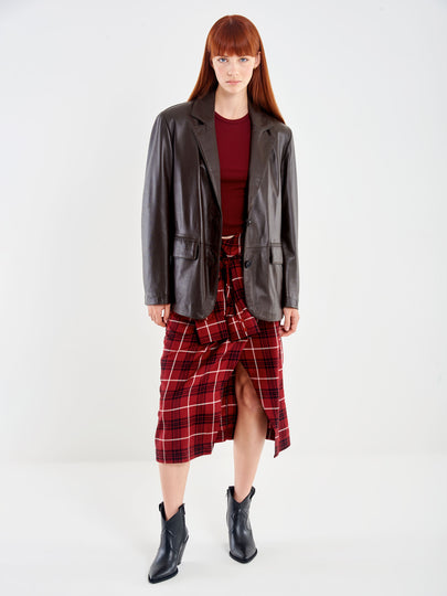 Blazer in Vera Pelle