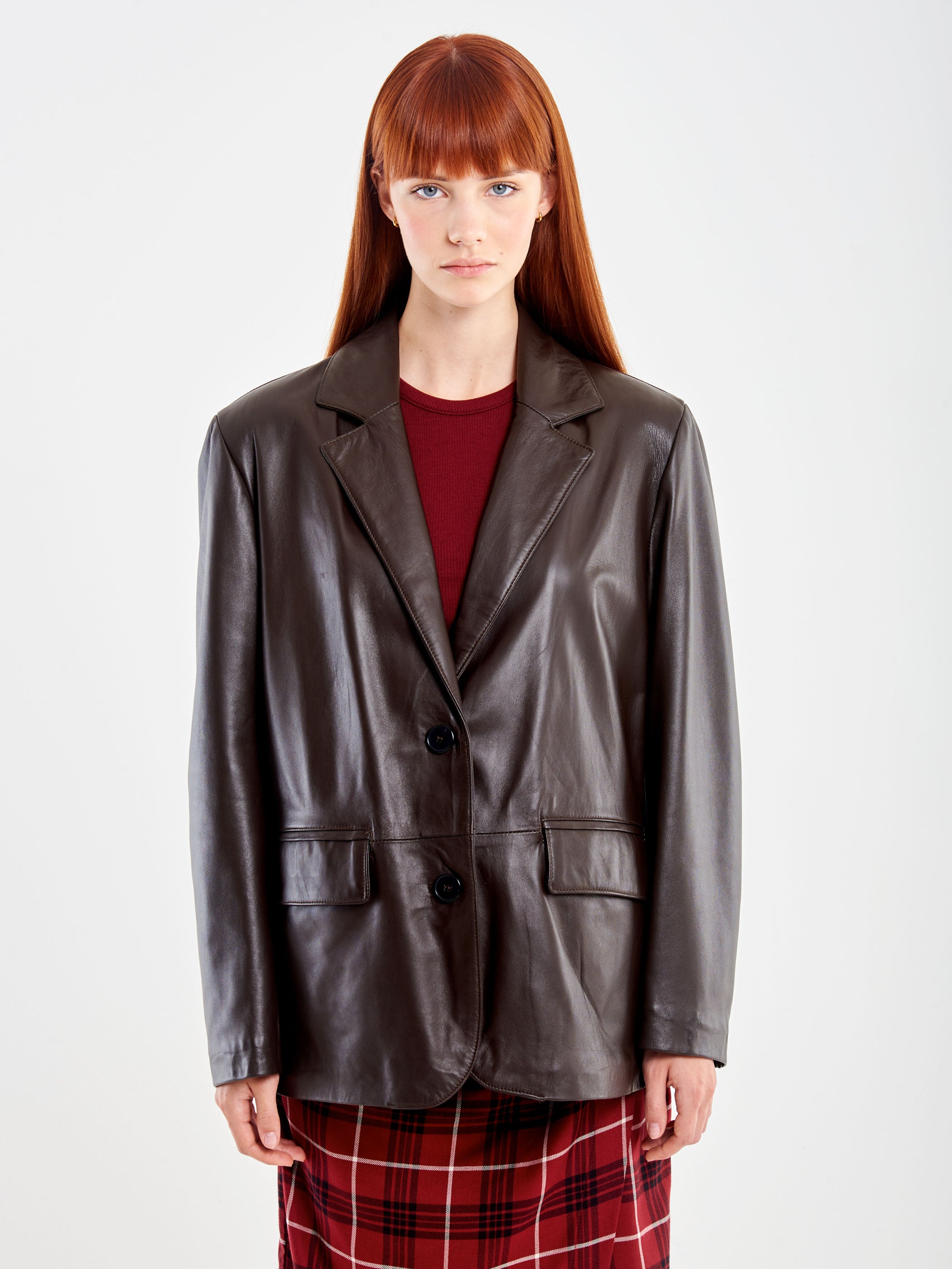 Blazer in Vera Pelle