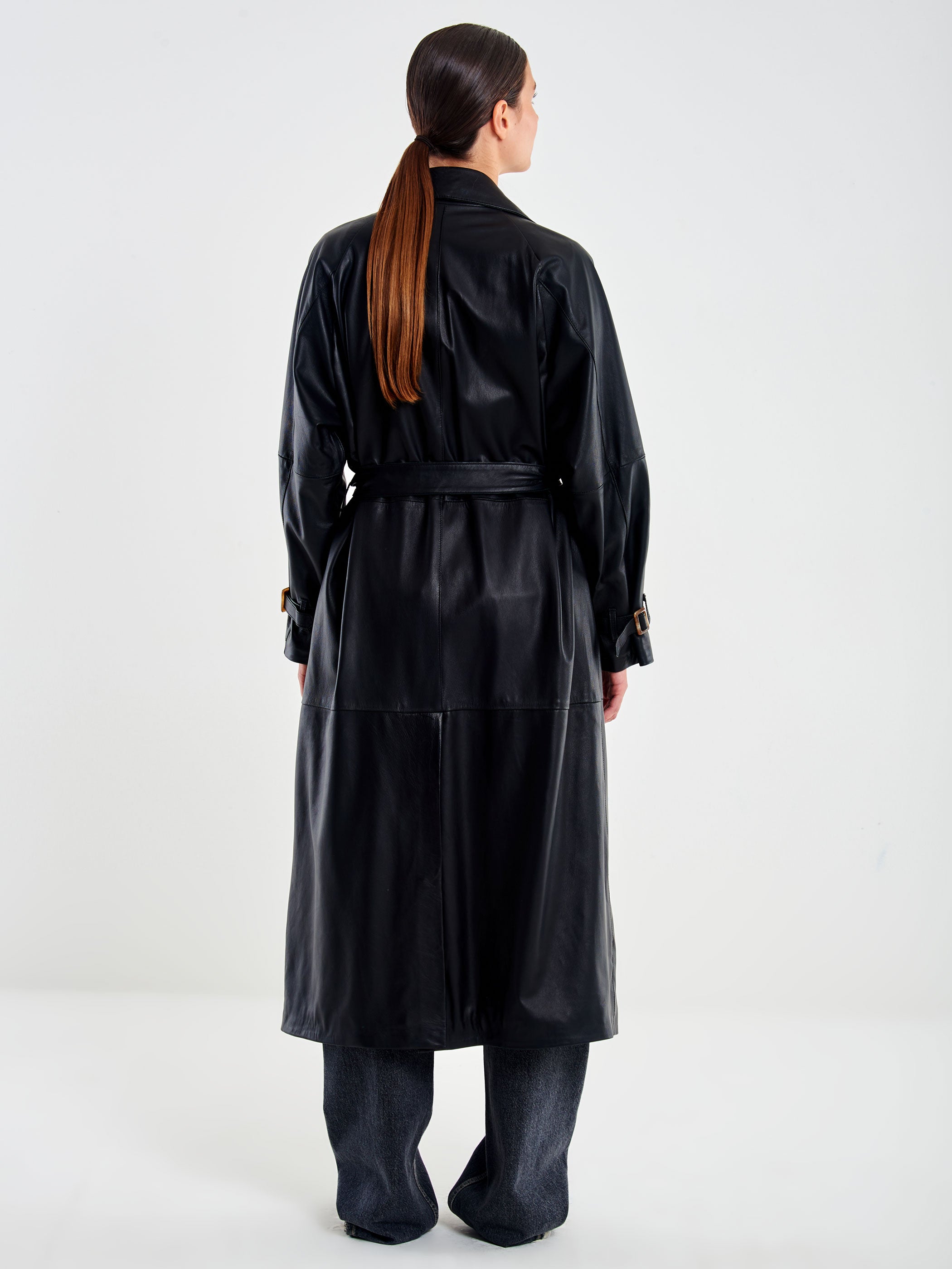 Trench in Vera Pelle Liscia
