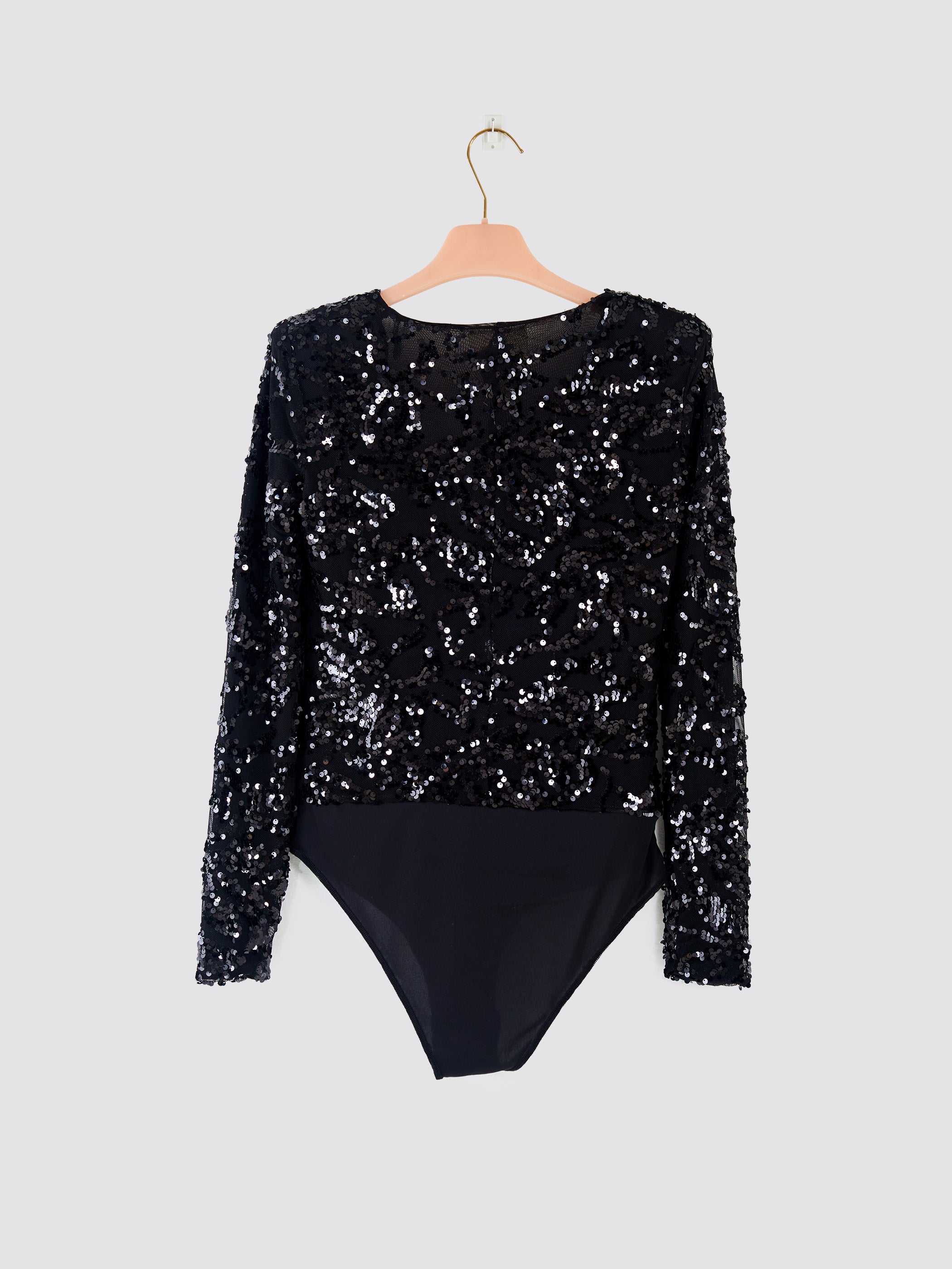 Body Scollo a V Paillettes