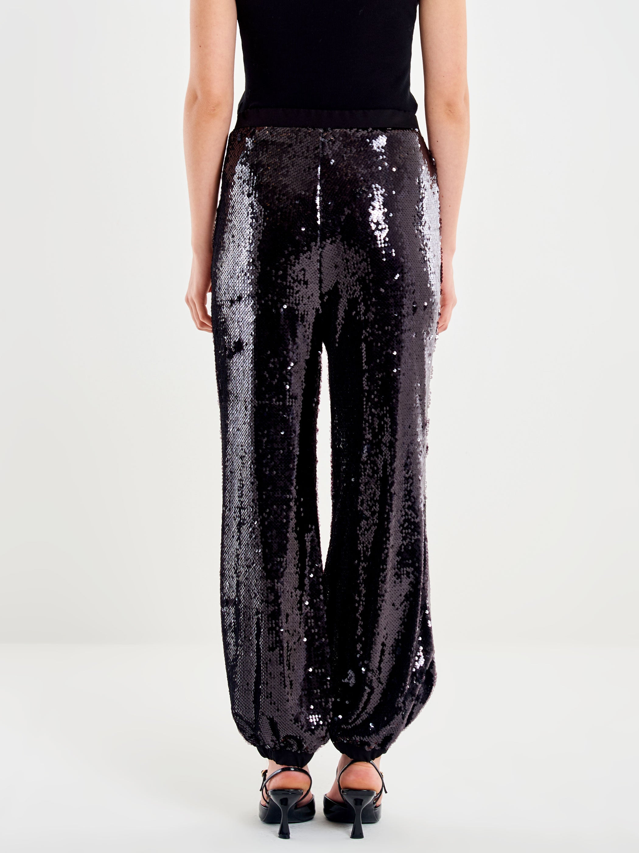 Pantalone Jogger Paillettes