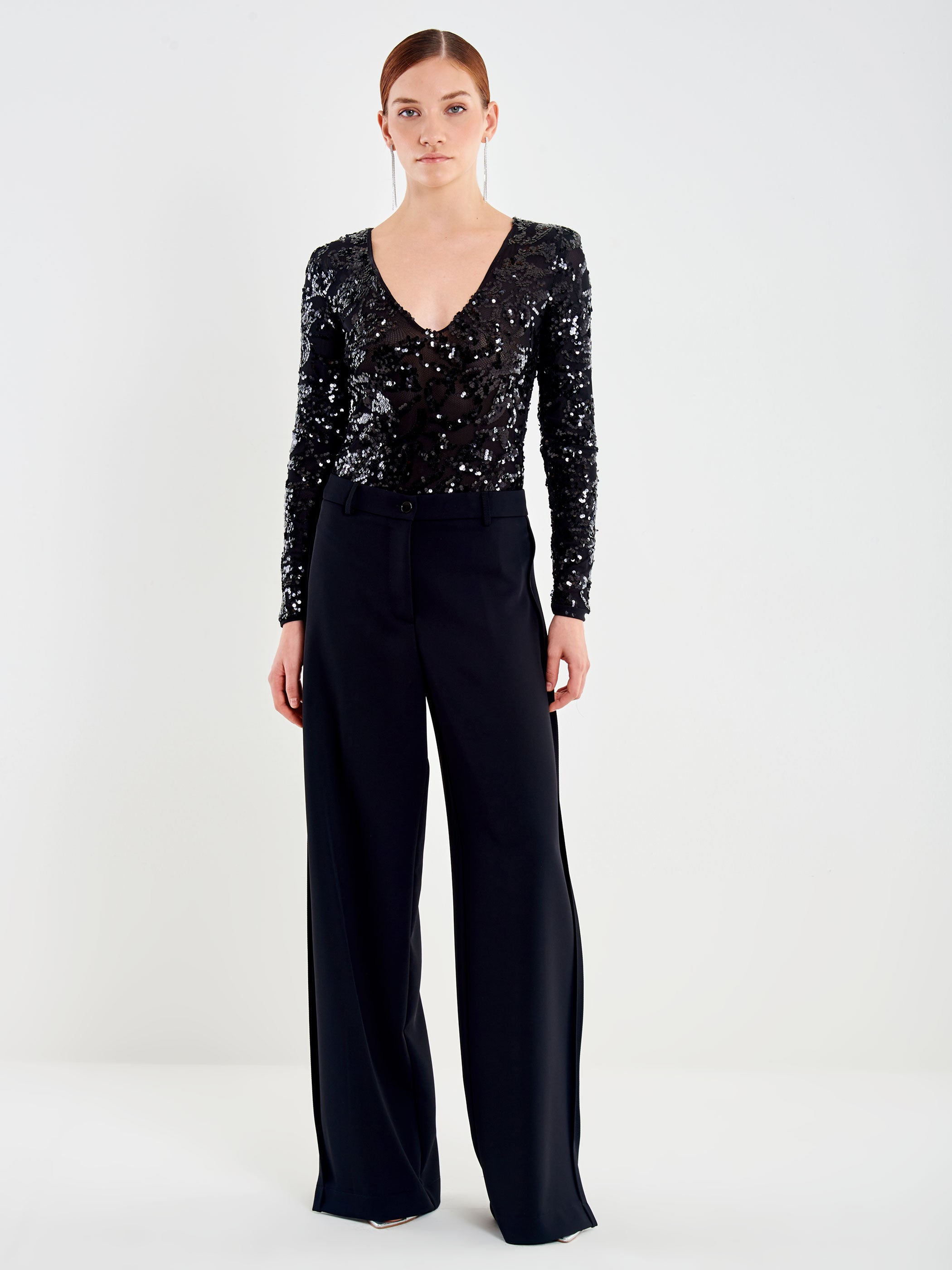 Pantalone Ampio con Spacco sul fondo