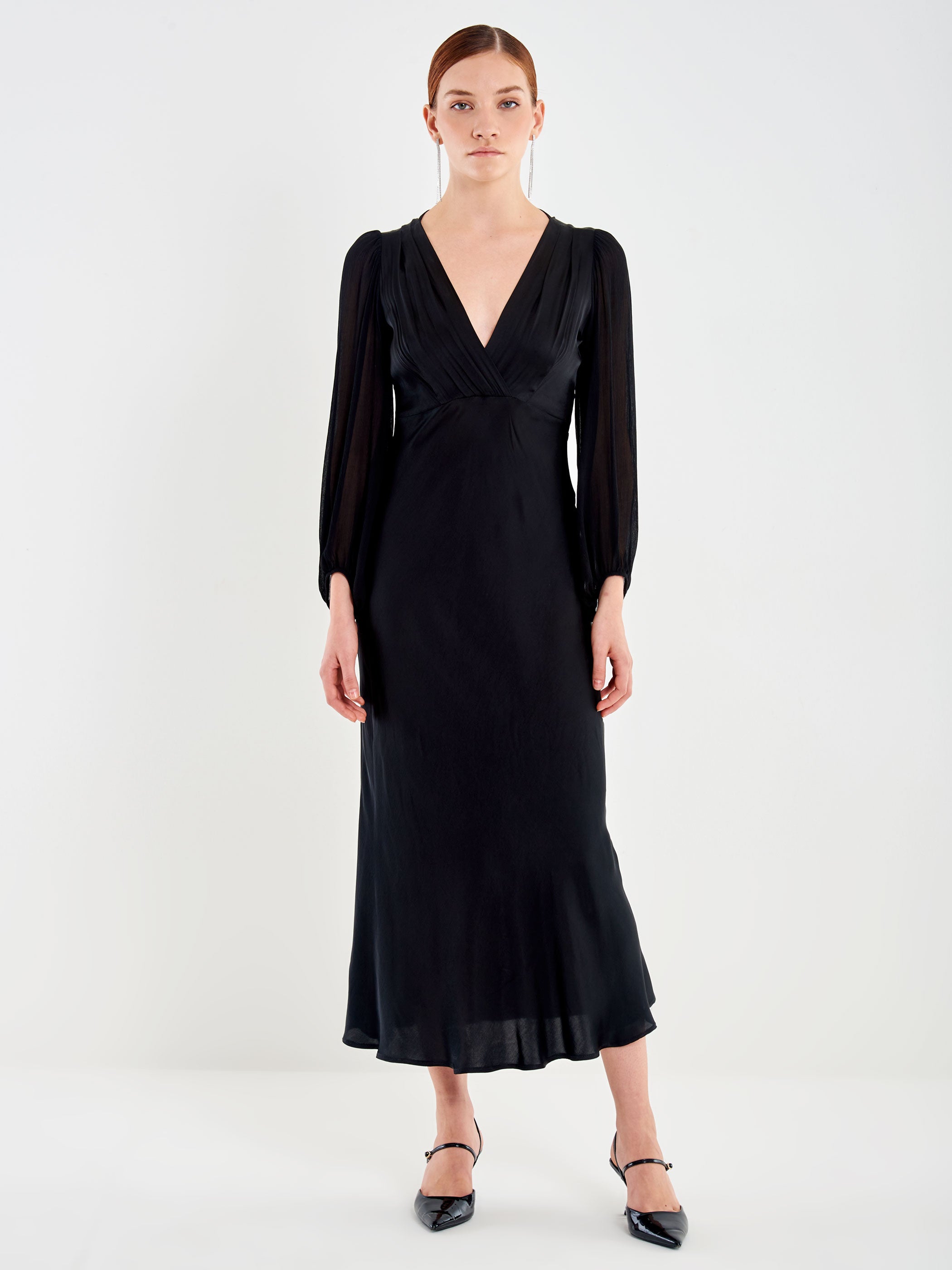 Abito Lungo Scollo a V