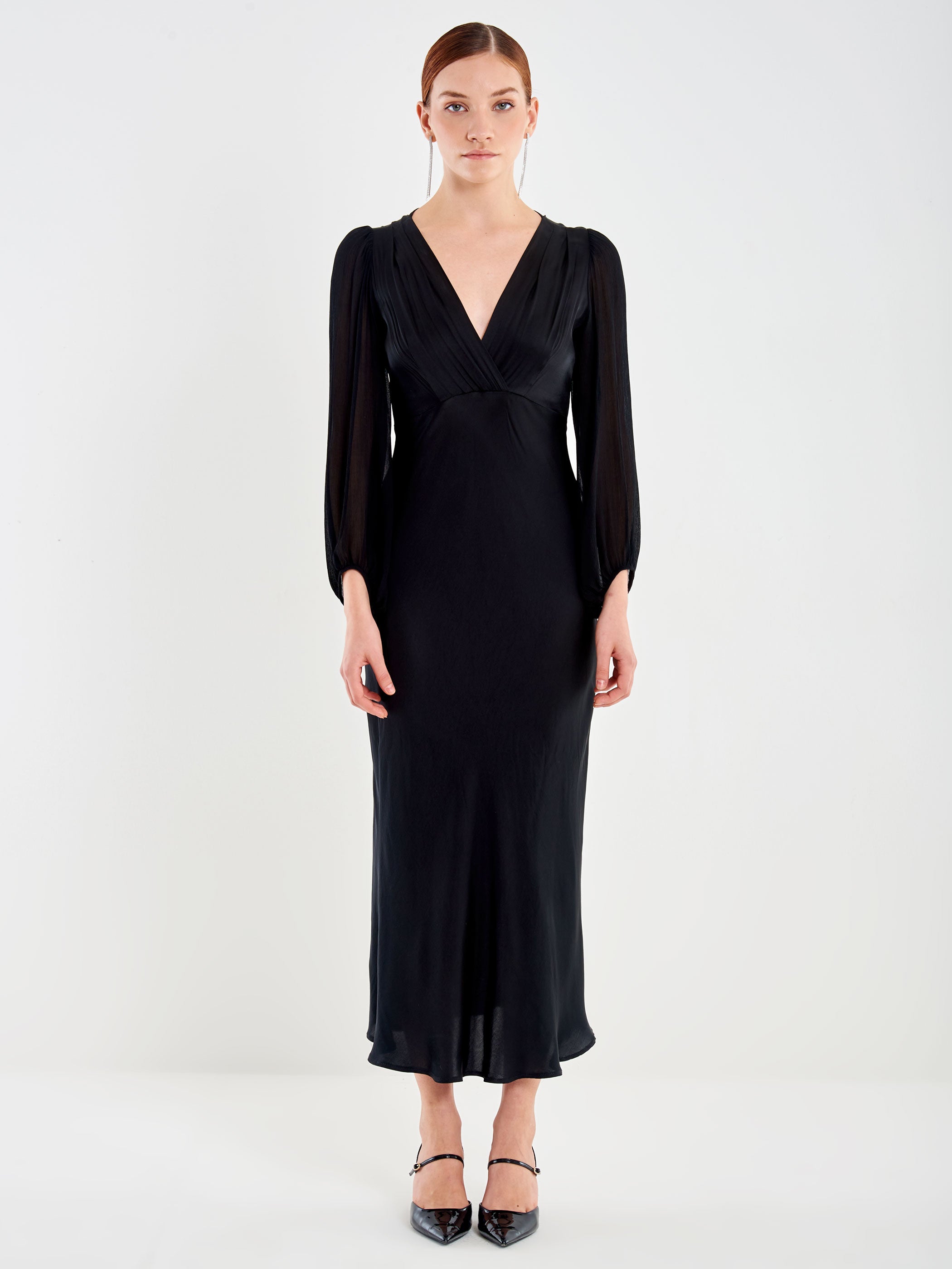 Abito Lungo Scollo a V