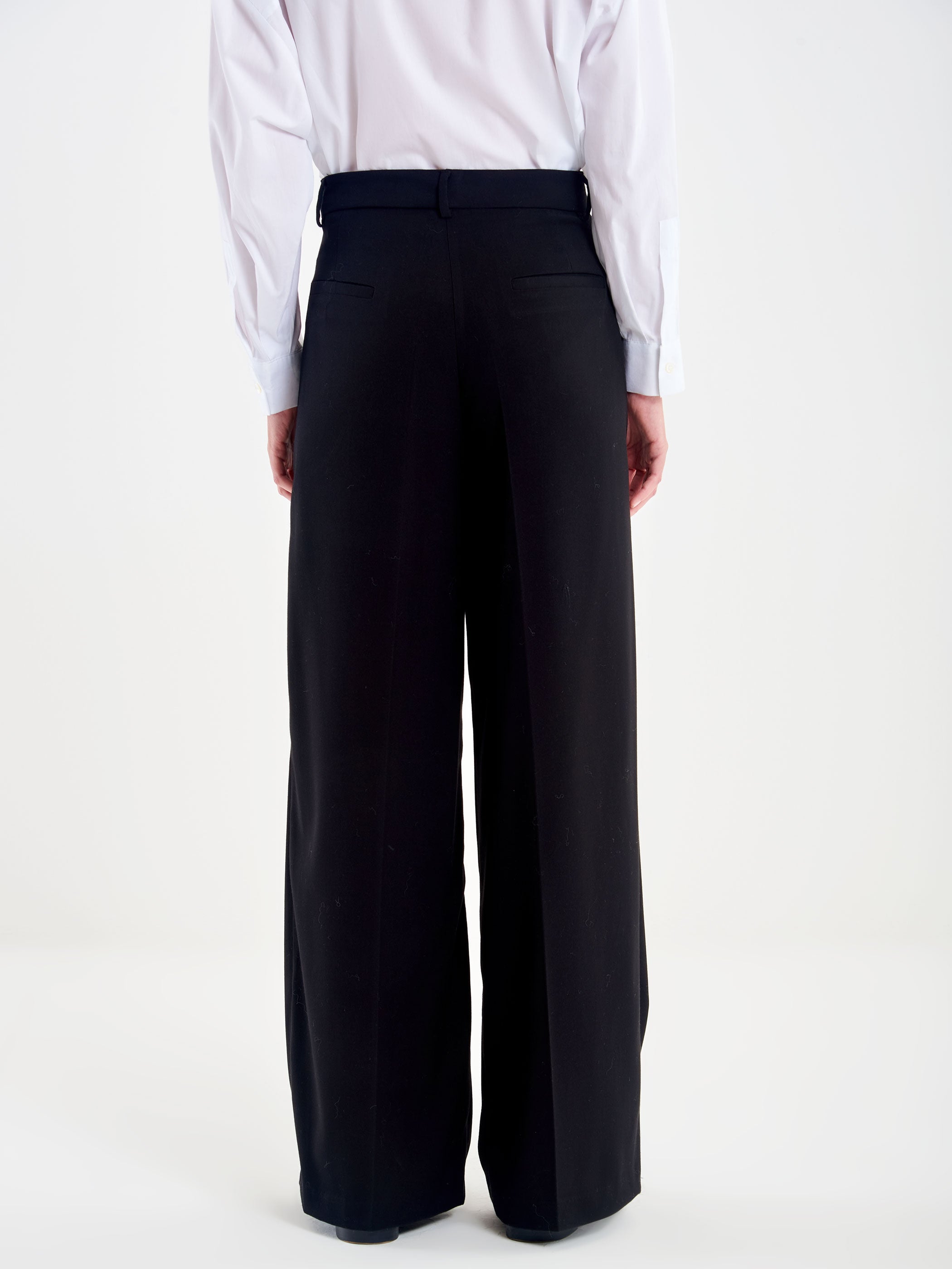 Pantalone Palazzo con una Piega