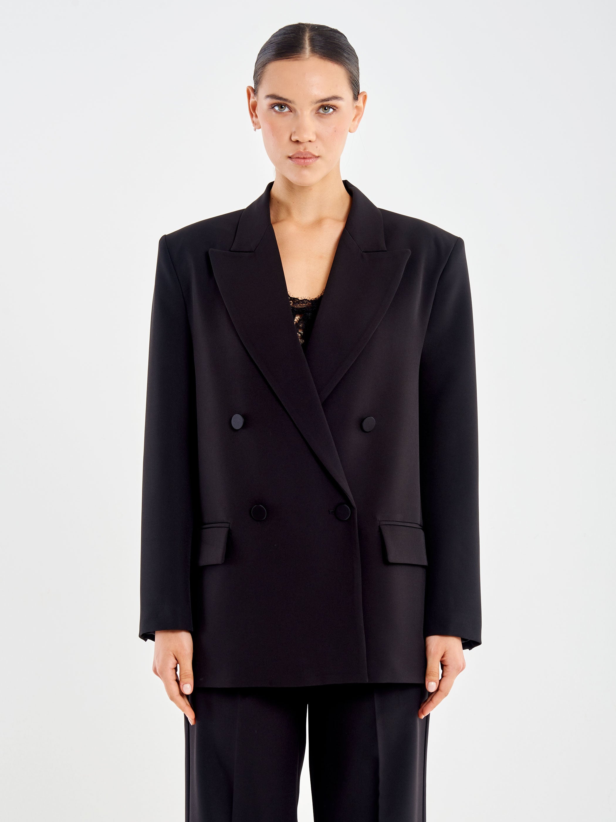 Blazer Spalle Over Doppiopetto