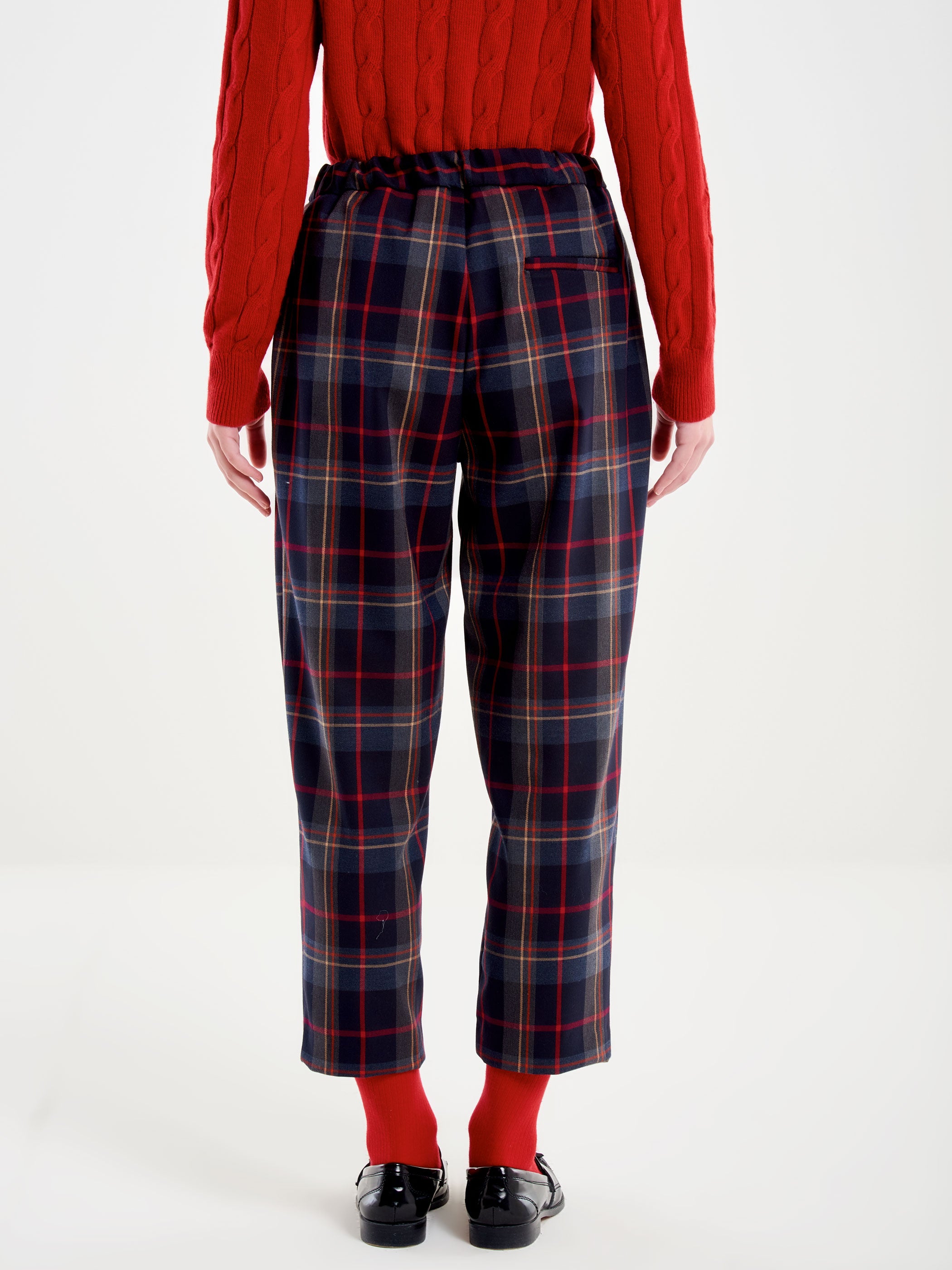 Pantalone Carrot Fit Tartan