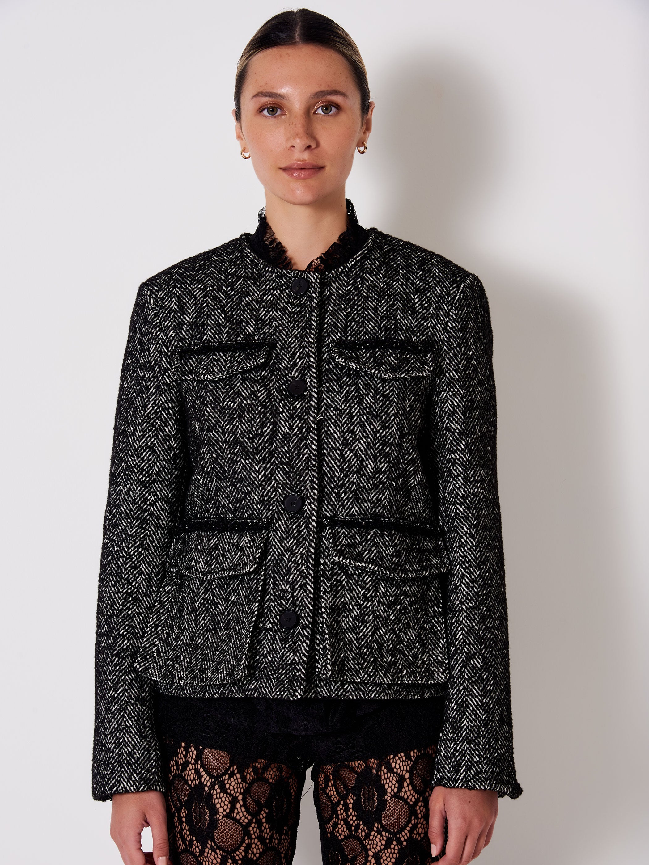 Herringbone Blazer