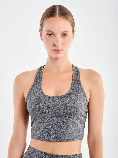 Cropped Racerback Jersey Top