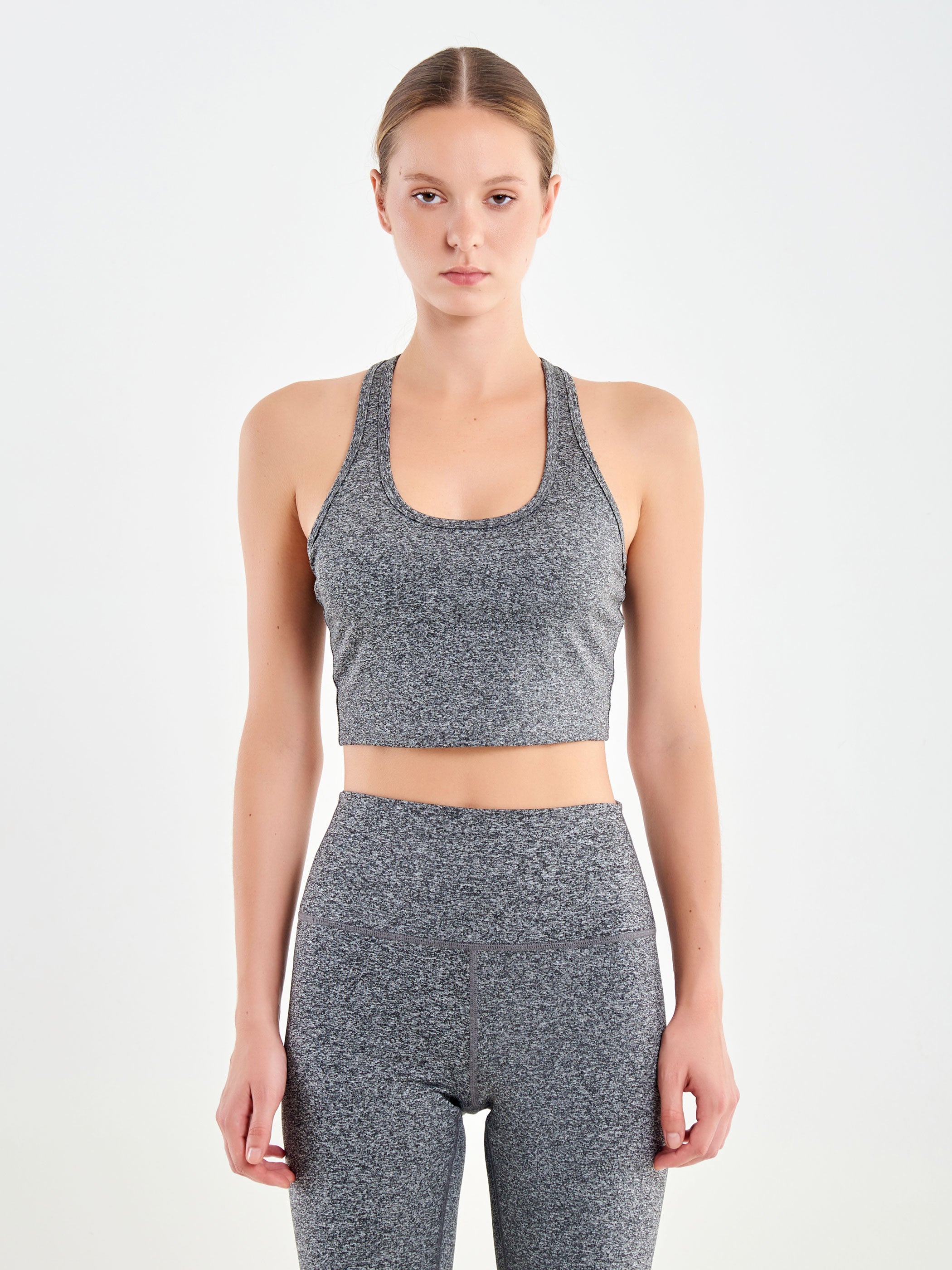 Cropped Racerback Jersey Top