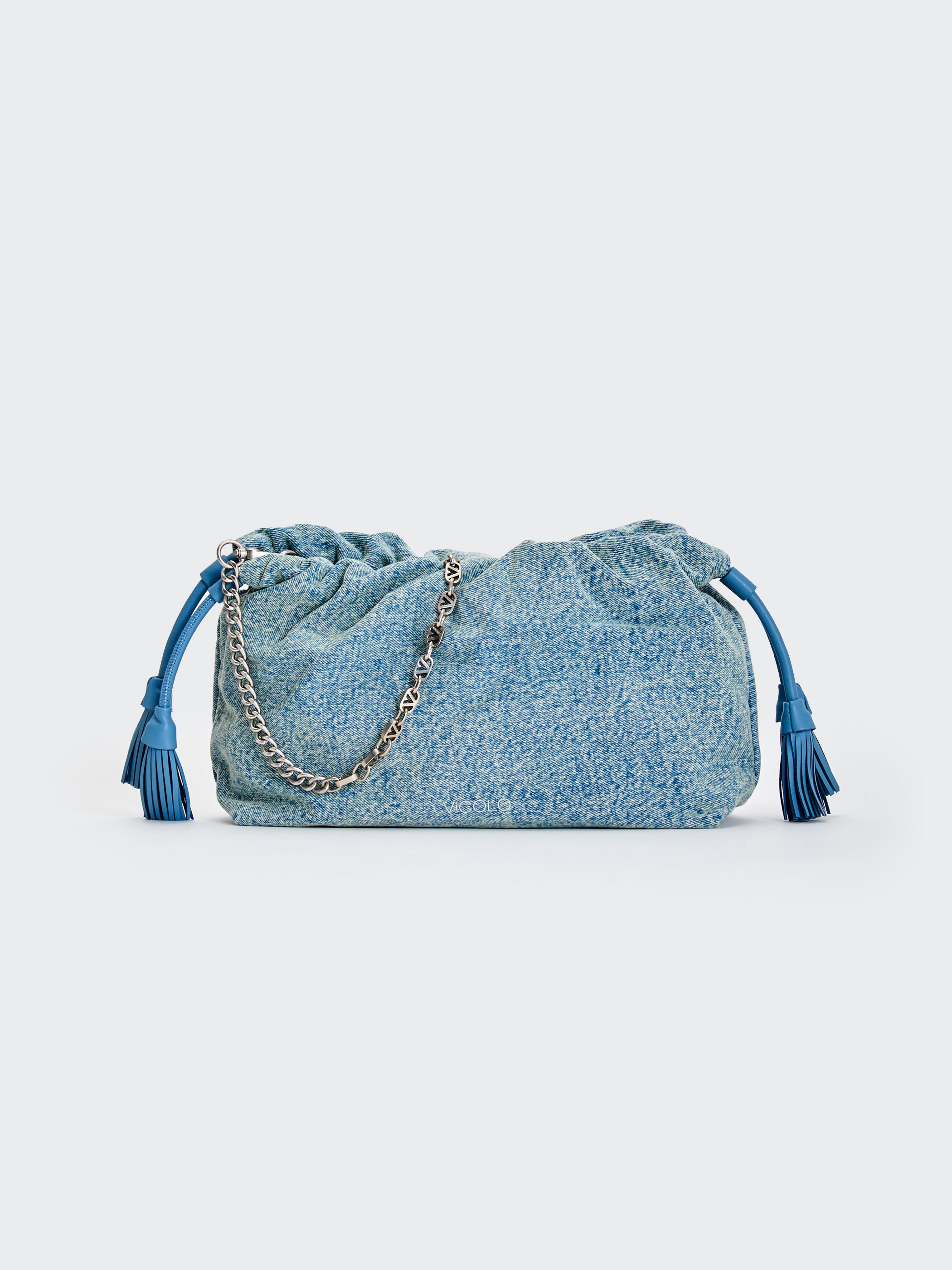 Borsa Tassel Bag Denim
