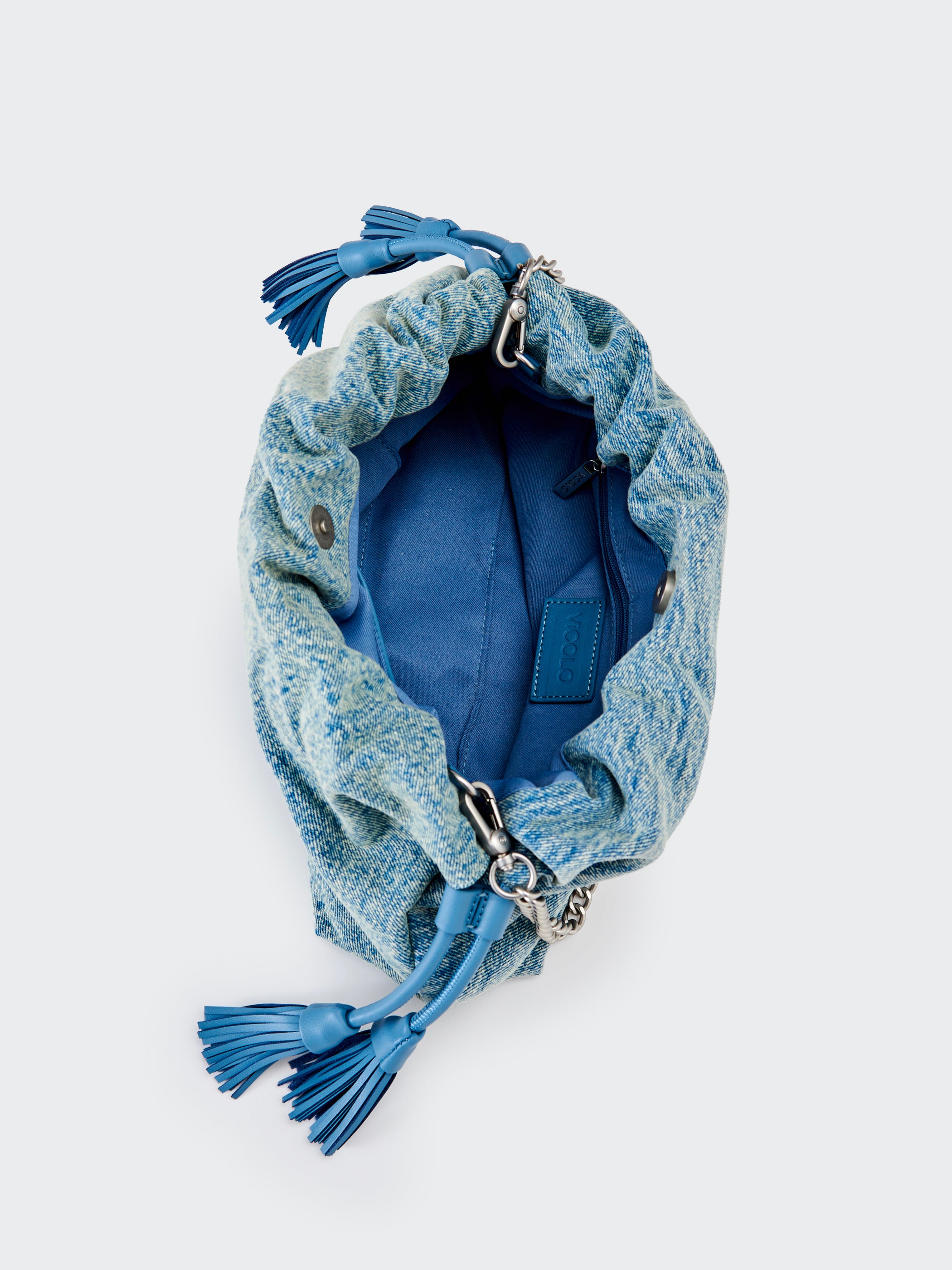 Borsa Tassel Bag Denim